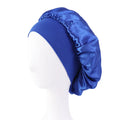 Women's Satin Wide-Brim Sleep Bonnet – Elastic Hair Care Night Cap, One Size