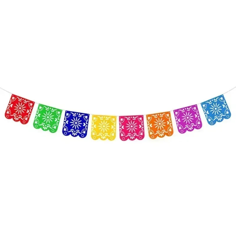 Fiesta felt party banner for Cinco de Mayo, view 7