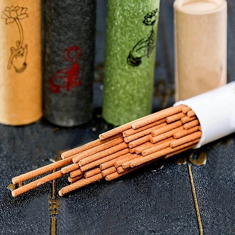 40-Pack Sandalwood-Scented Incense Sticks — Home Aromatherapy, Meditation & Ceremony