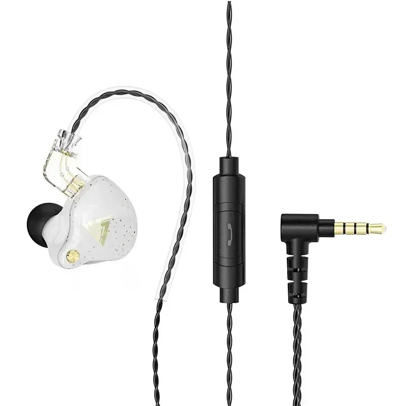 Wired In-Ear Earphones with Active Noise Cancellation, 3.5mm Jack, Built-In Microphone