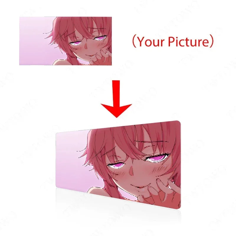 Custom Printed Anime Mouse Pad – Extra Large XXL Gaming Desk Mat, Soft Rubber Non-Slip Keyboard & Mouse Pad