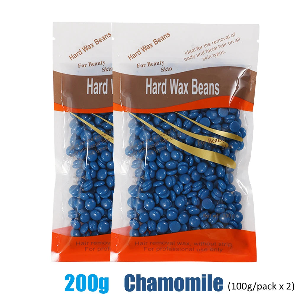 Hard Wax Beans for Hair Removal – 500g/200g/50g (17.6 oz/7.1 oz/1.8 oz) Pearl Wax for Wax Warmers | Body & Brazilian Waxing