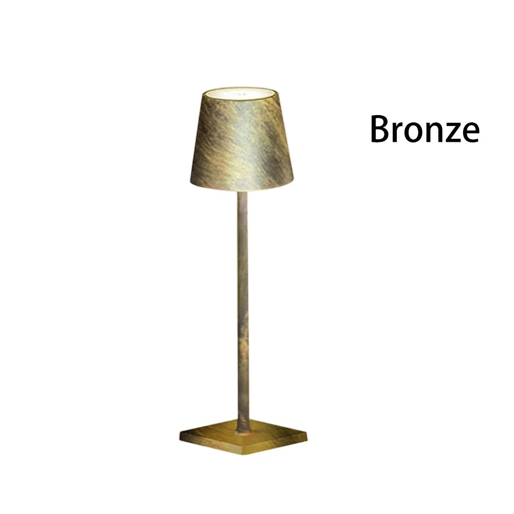 Wireless Wine Bottle LED Table Lamp – USB Rechargeable Touch Dimming Mood Light for Bar, Cafe & Home