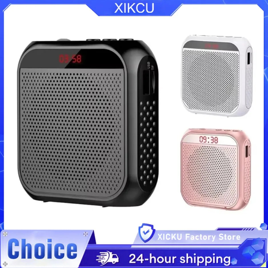 Portable 5W Voice Amplifier with Headset Microphone – 2200mAh Rechargeable Wearable Speaker, USB/TF Playback for Teachers & Tour Guides