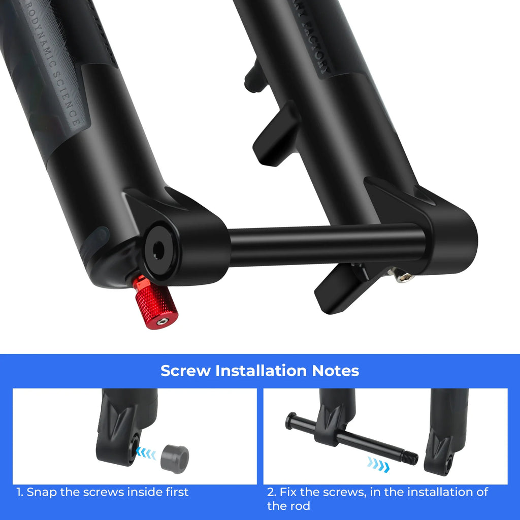 27.5/29-inch Boost Mountain Bike Suspension Fork - 34mm (1.34in) Tapered Stanchion, 120/140mm (4.7/5.5in) Travel, 15x100/110mm Thru-Axle, Adjustable Rebound and Lockout