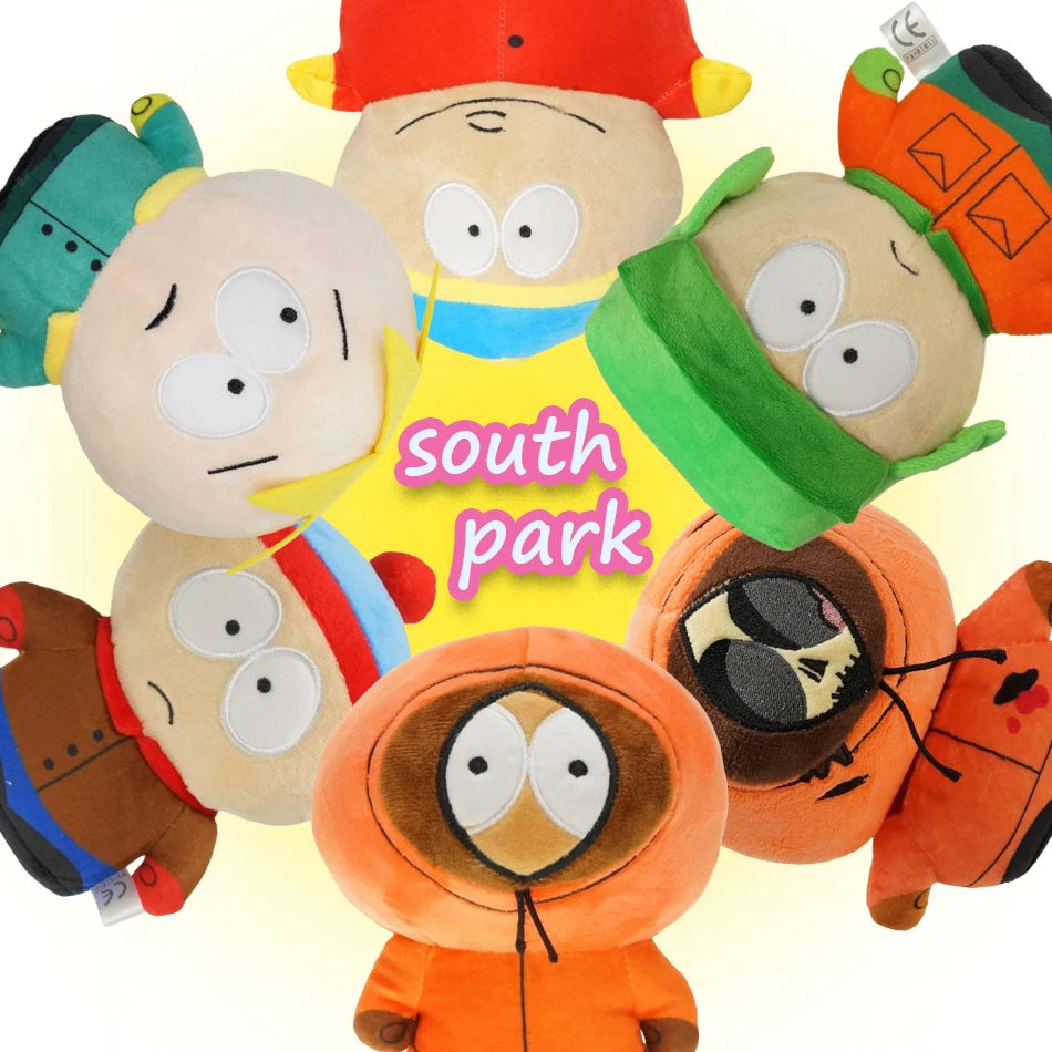 South Park Plush Pillow - Cartman, Stan & Butters Stuffed Doll, 7 in (17–19 cm) Gift for Kids & Collectors