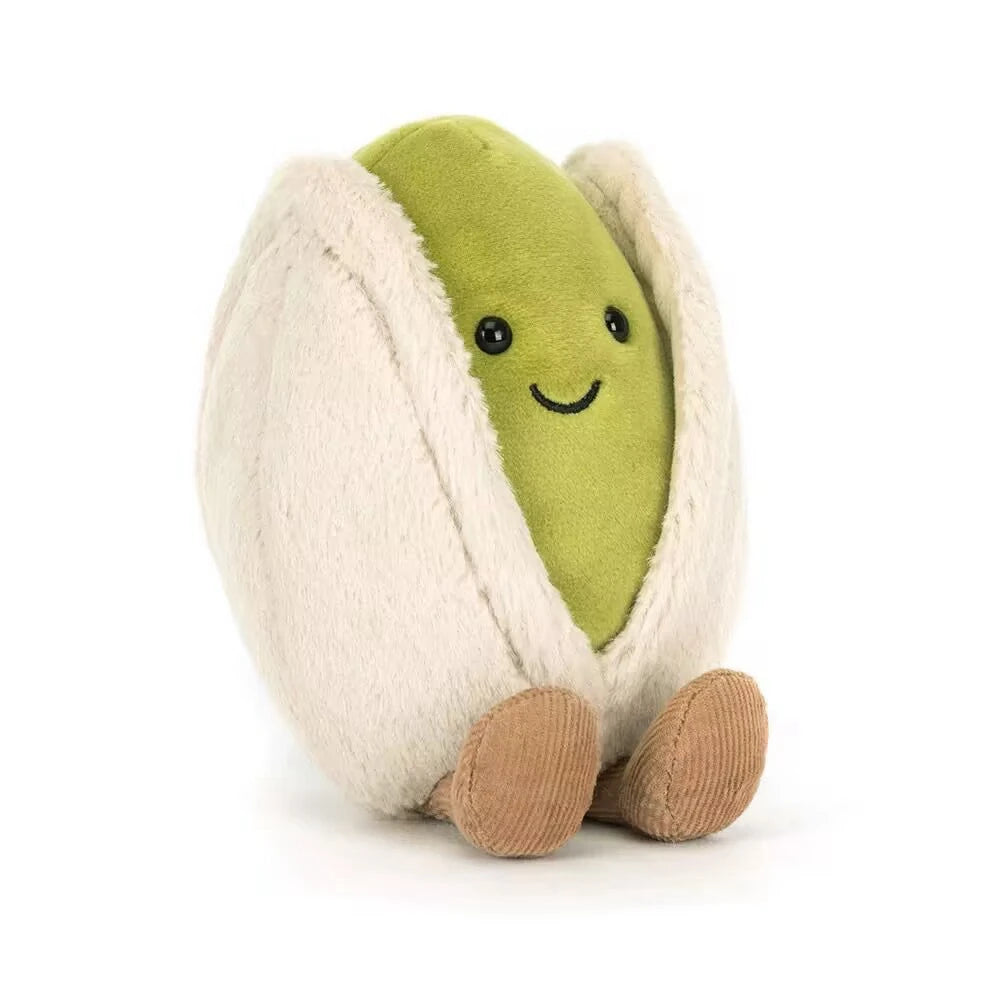 Pistachio Plush Toy 12cm (4.7 in) Cute Stuffed Nut Doll Plushie Gift & Living Room Decor