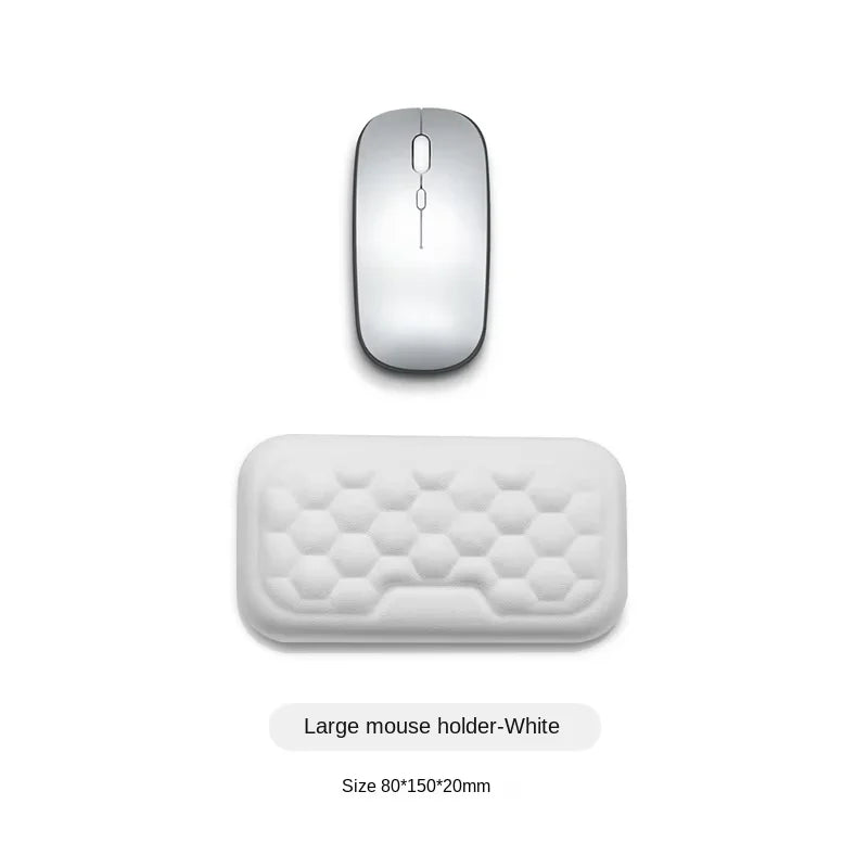 Ergonomic Memory Foam Wrist Rest for Keyboard & Mouse - Non-Slip Wrist Support for Office Laptop & Desktop