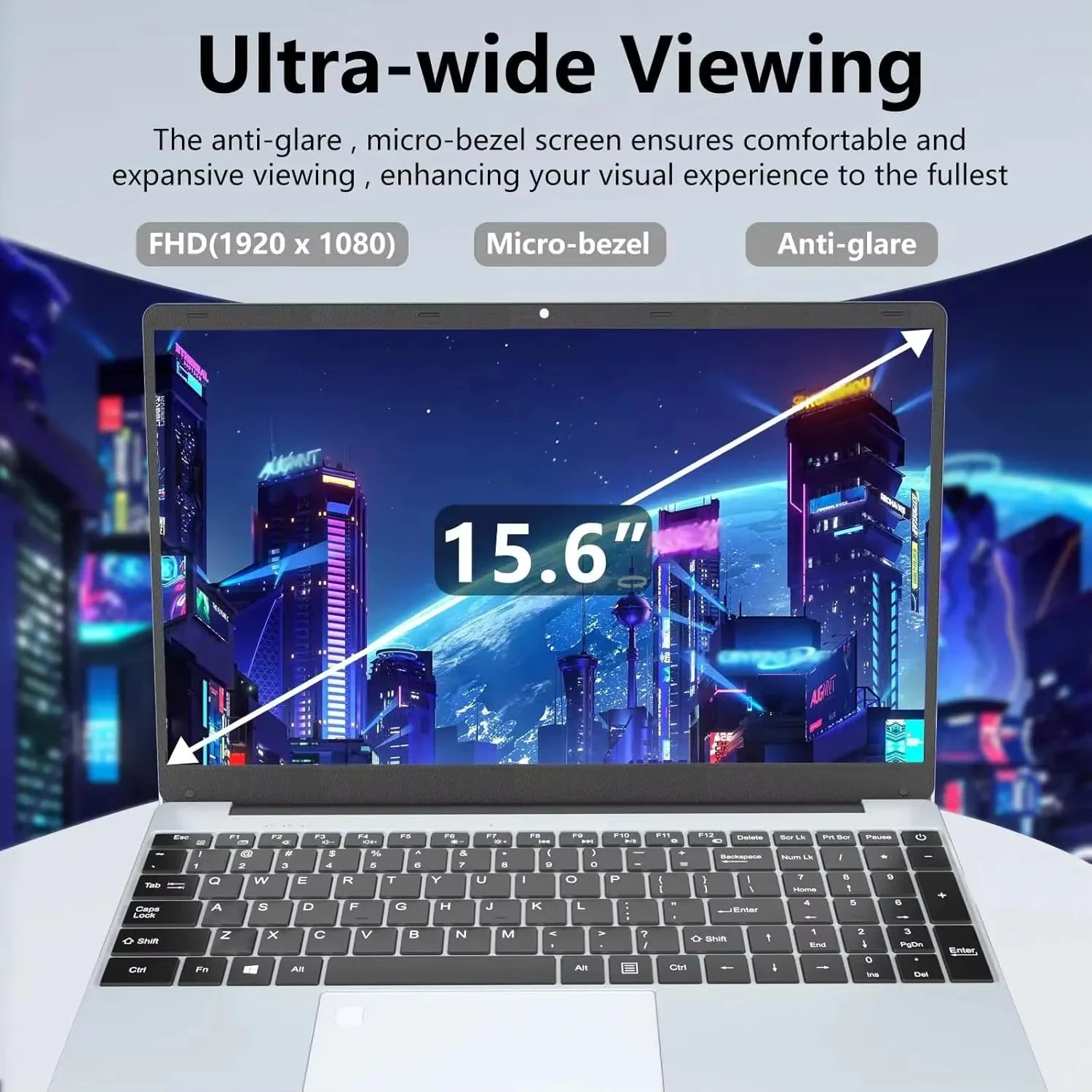 15.6" (39.6 cm) Laptop - Intel Core i7, 16GB RAM, 1TB SSD, Windows 11, Fingerprint Reader, Full HD Notebook
