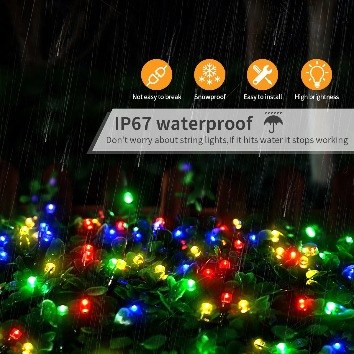 Solar LED String Lights 10/20/30/50/100m (33/66/98/164/328 ft) Outdoor Garden Patio Christmas Waterproof Solar Powered