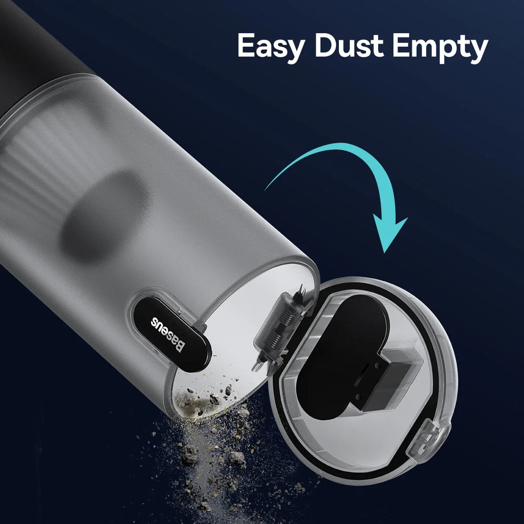 Wireless Car Vacuum Cleaner 12000Pa - Portable Cordless 4-in-1 Inflator, Air Blower & Pump for Car Cleaning