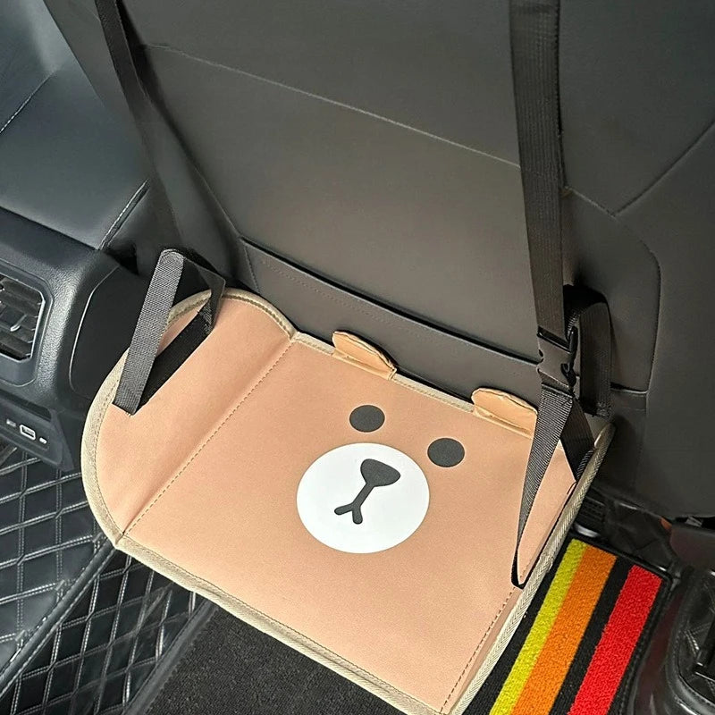 Portable Car Footrest Hammock – Adjustable Backseat Suspension Footrest for Travel & Office