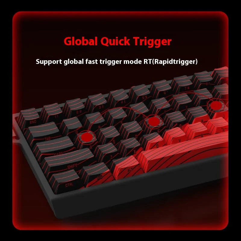 Mechanical Gaming Keyboard — Hot-Swap Magnetic Switch, 60% / 68% Compact Wired RGB with 8K Rapid Trigger