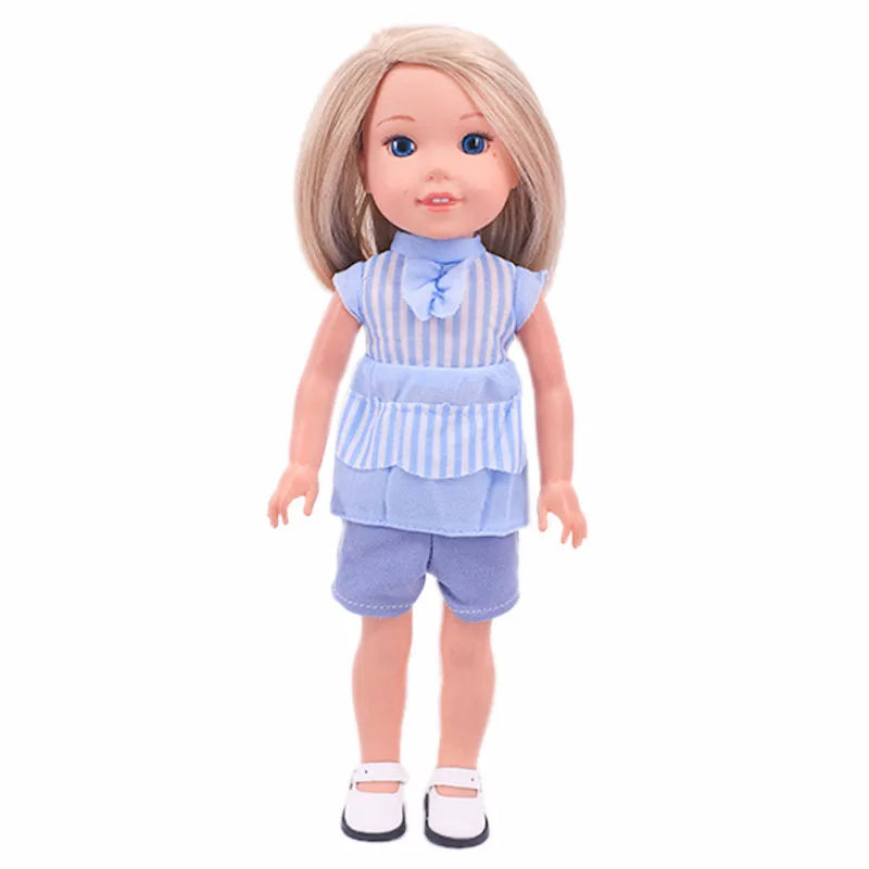 Fashion Doll Dress & Accessories Set for 14.5-Inch (36.8 cm) and 32–34 cm (12.6–13.4 in) 1/6 Scale Dolls