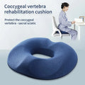 Memory Foam Coccyx Seat Cushion - Office Tailbone Support for Hemorrhoid Relief & Postoperative Comfort - Unisex