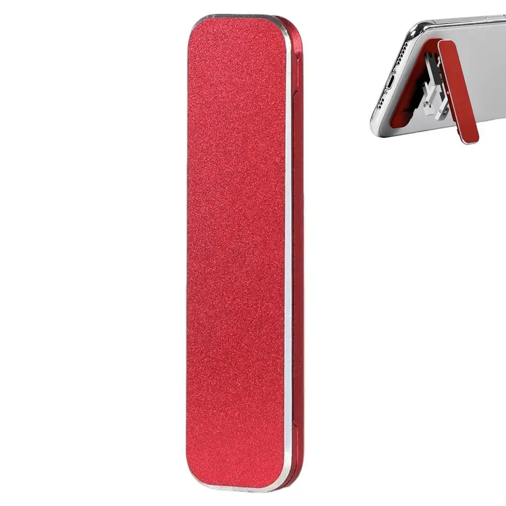 Portable Mini Folding Phone Stand Adjustable Invisible Desktop Mount with Adhesive for Cellphone