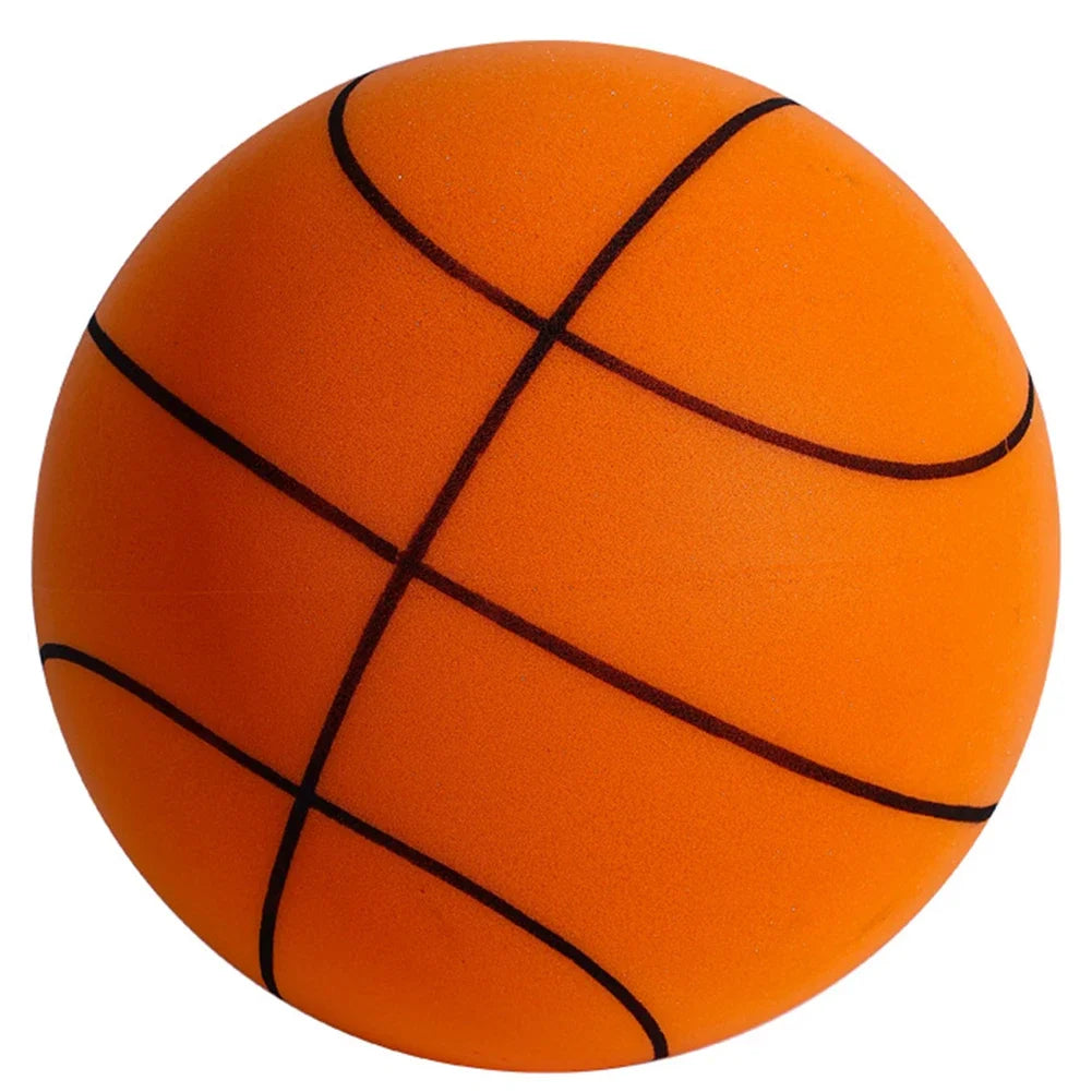 Silent Foam Basketball for Kids – Indoor Squeezable Bounce Ball, Diameter 18/21/24 cm (7.1/8.3/9.4 in)