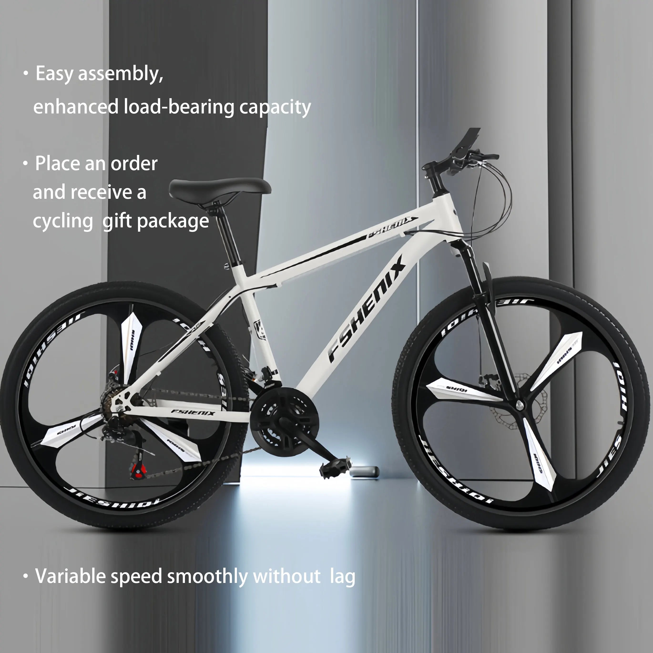 Wholesale Adult Mountain Bike 21-Speed — 24-inch (61 cm) & 26-inch (66 cm) Shock-Absorbing Off-Road Unisex Bicycle