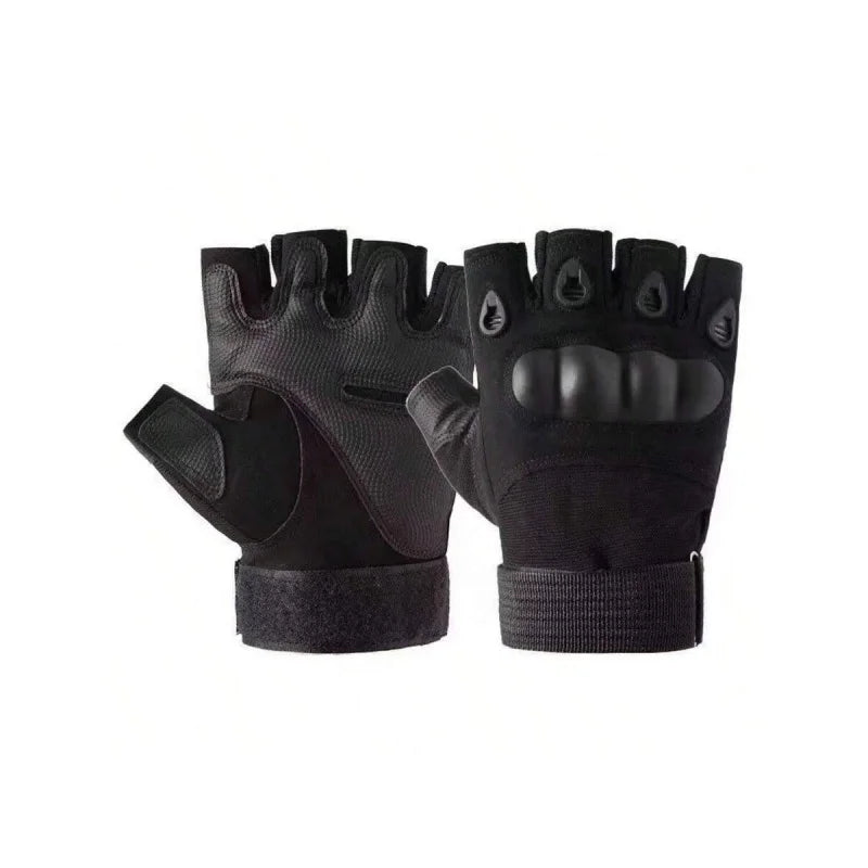 Men's Half-Finger Tactical Gloves - Outdoor Military Shooting Hunting Airsoft Motorcycle Cycling