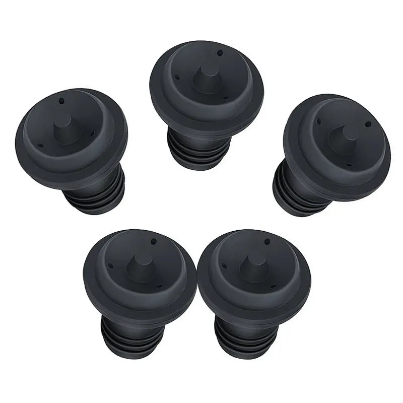 Vacuum Wine Stopper Pump with Silicone Seal — Reusable Wine Preserver Bottle Stopper for Barware