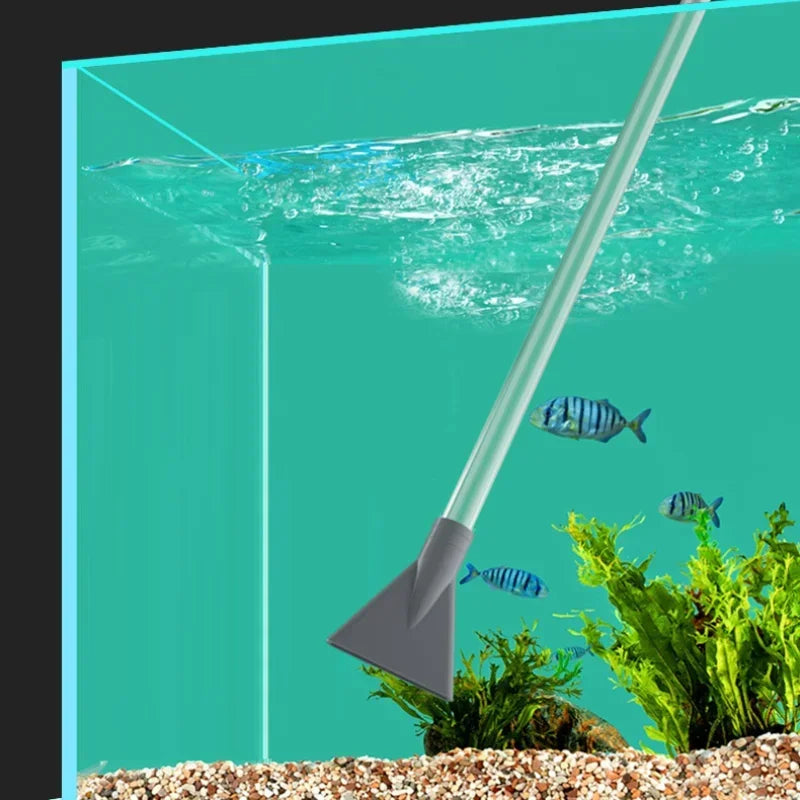 Aquarium Siphon Gravel Vacuum – Fish Tank Water Changer & Semi-Automatic Pump