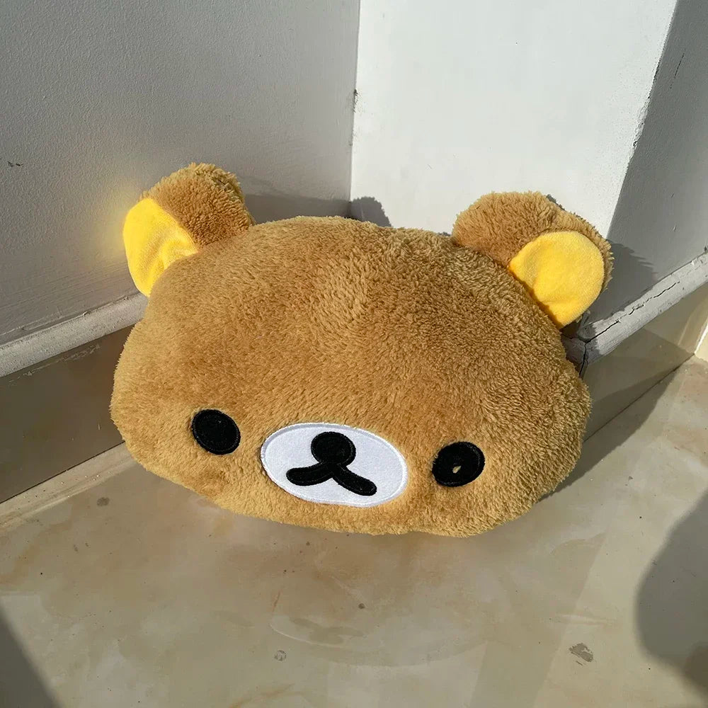 Rilakkuma Plush Hand Pillow Soft Cartoon Bear Warm Cushion Stuffed Toy Gift