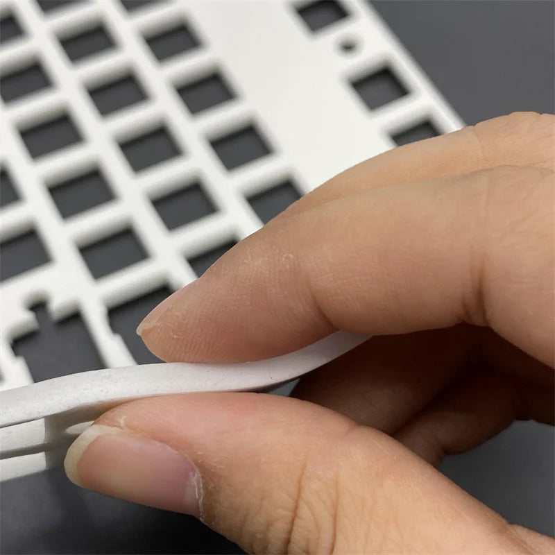 Poron Sandwich Foam Keyboard Dampening Pads — Soft Sound-Absorbing Switch Dampeners for 60/61/63/64/68/75/84/87/96/98/100/104/108-Key Layouts
