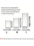 Clear Cylinder Borosilicate Glass Candle Holder Pillar Vase for Wedding & Party Centerpieces (Candles Not Included)