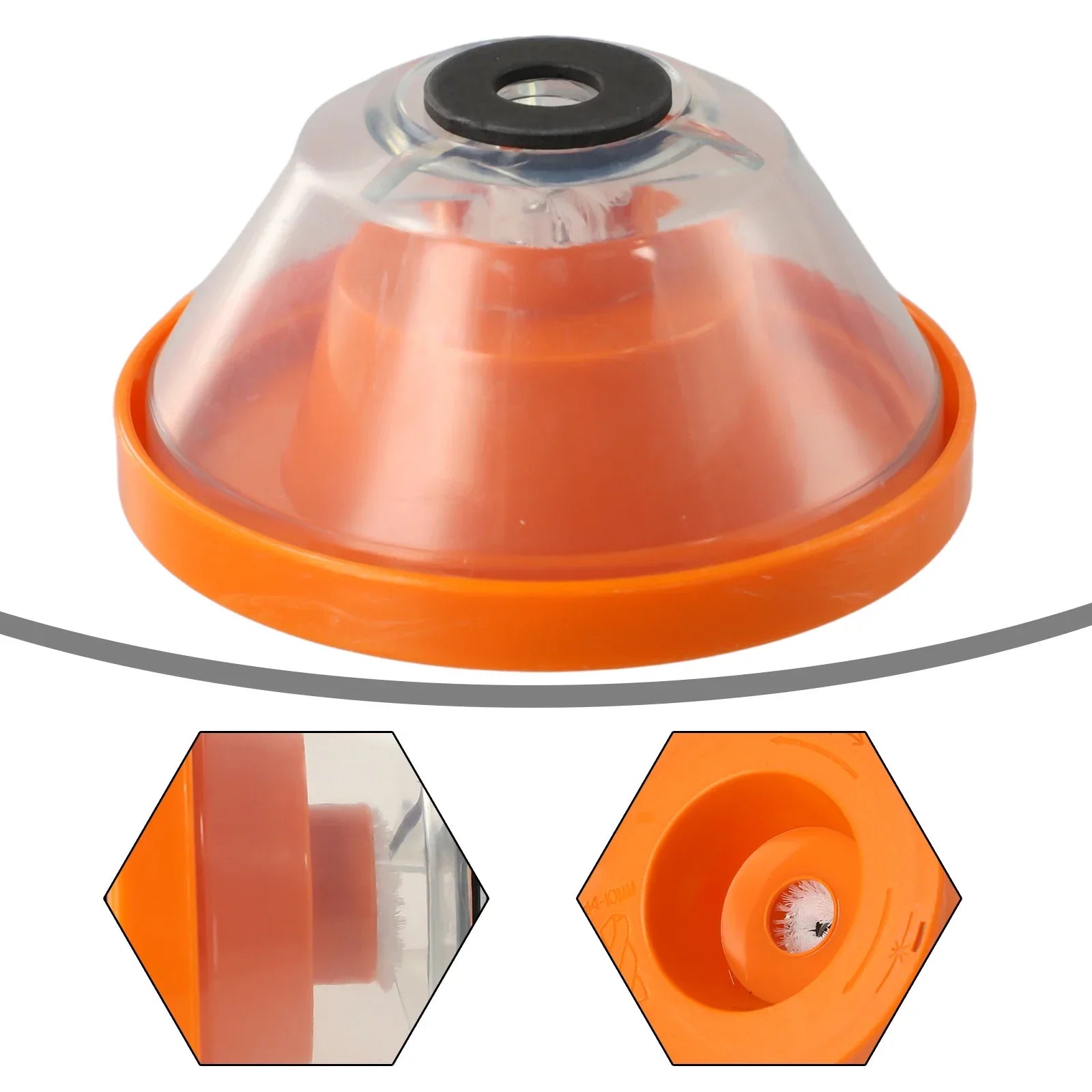 Drill Dust Cover Shroud 3.46 x 1.73 in (8.8 x 4.4 cm) Dust Collector Attachment for Electric & Impact Drills