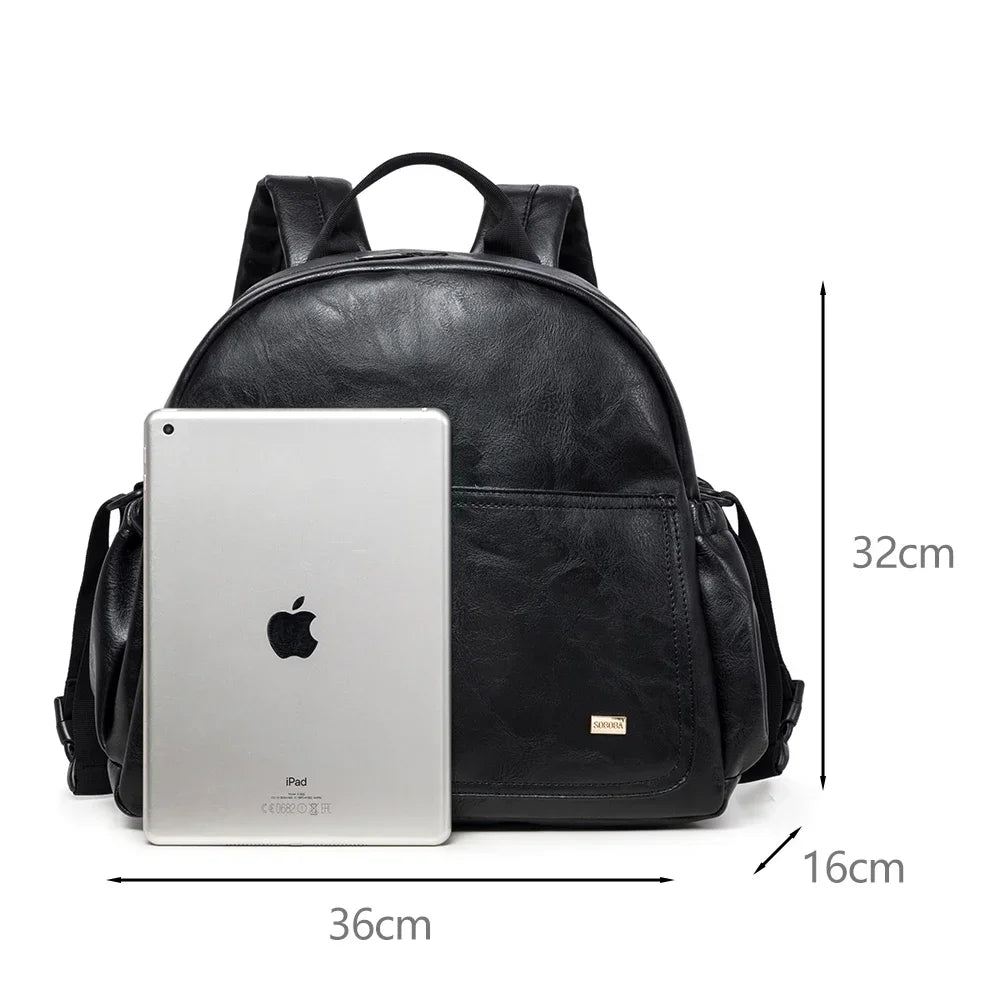 Large Capacity Waterproof Diaper Bag Backpack – Nappy Changing Bag for Moms