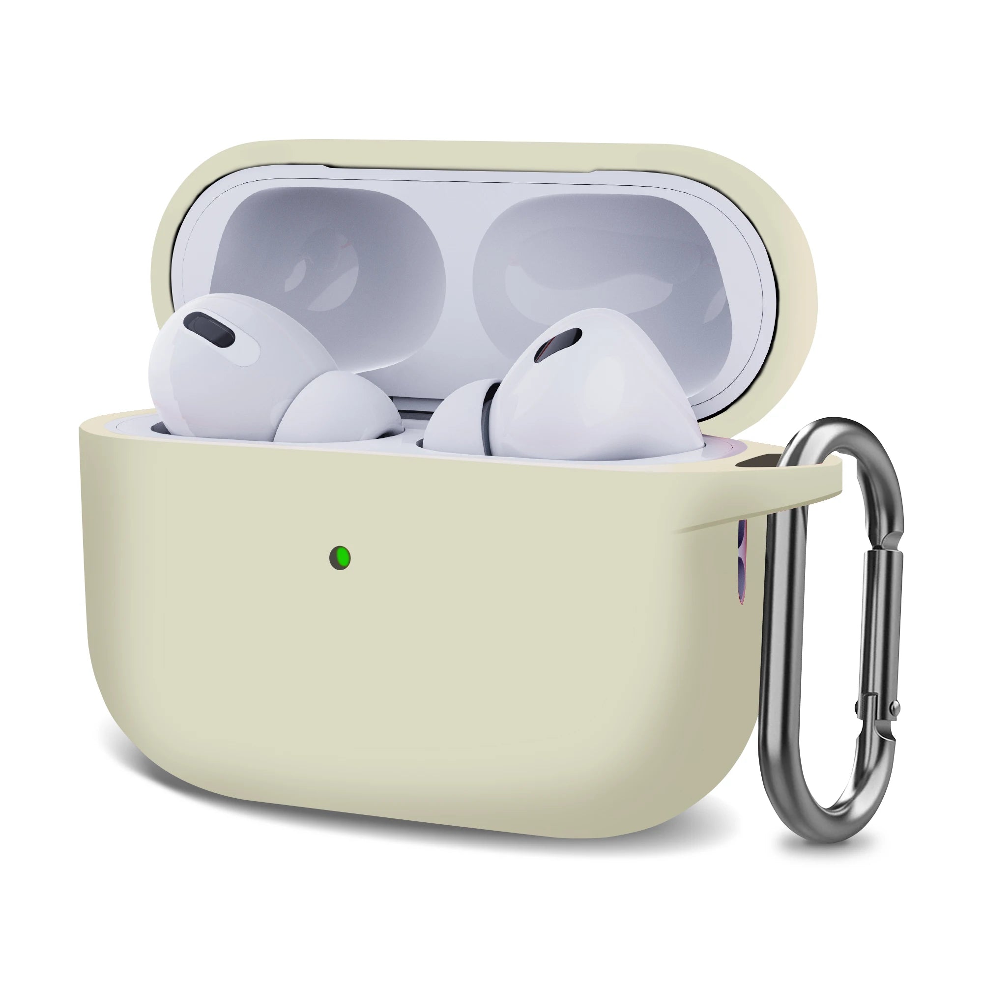 Silicone Earbud Charging Case Cover — Soft TPU Shockproof Protective Case for True Wireless Earbuds (1-Pack)