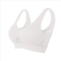 Seamless Mesh Plus Size Sports Bra Wireless Shockproof Breathable Yoga and Gym Crop Top Up to 6XL