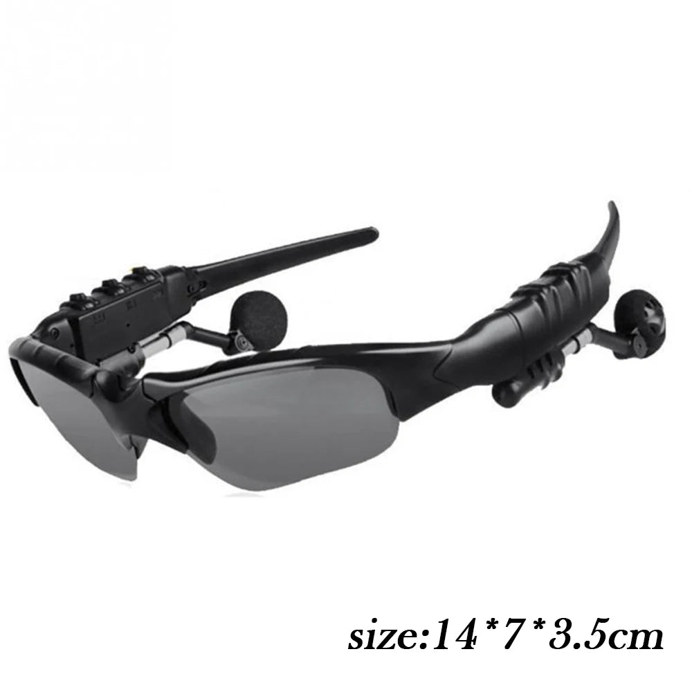 Bluetooth Smart Sunglasses with Polarized UV Protection and Stereo Open-Ear Headphones for Hiking & Outdoor