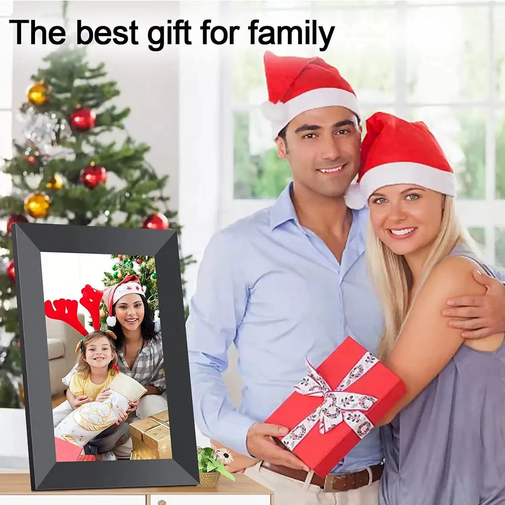 32GB 10.1 Inch (25.7 cm) Smart WiFi Digital Photo Frame 1280x800 IPS Touch Screen - Gift for Family & Friends