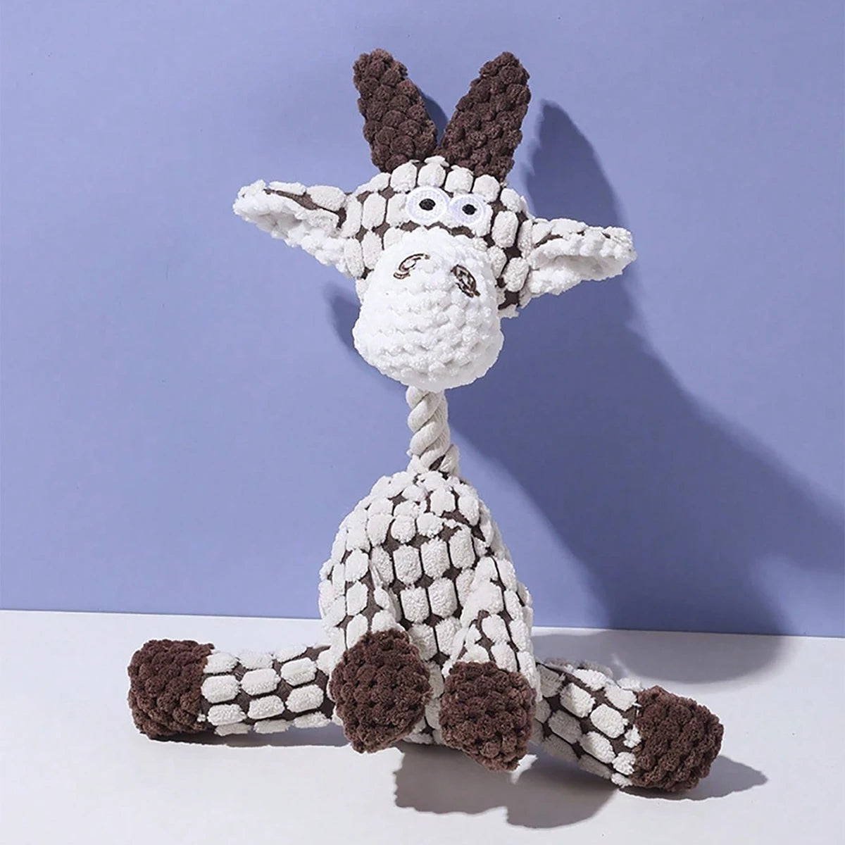 Donkey Plush Dog Toy – Squeaky Interactive Chew Toy for Puppies & Small Dogs (8.7–10.0 in / 22–25.5 cm)