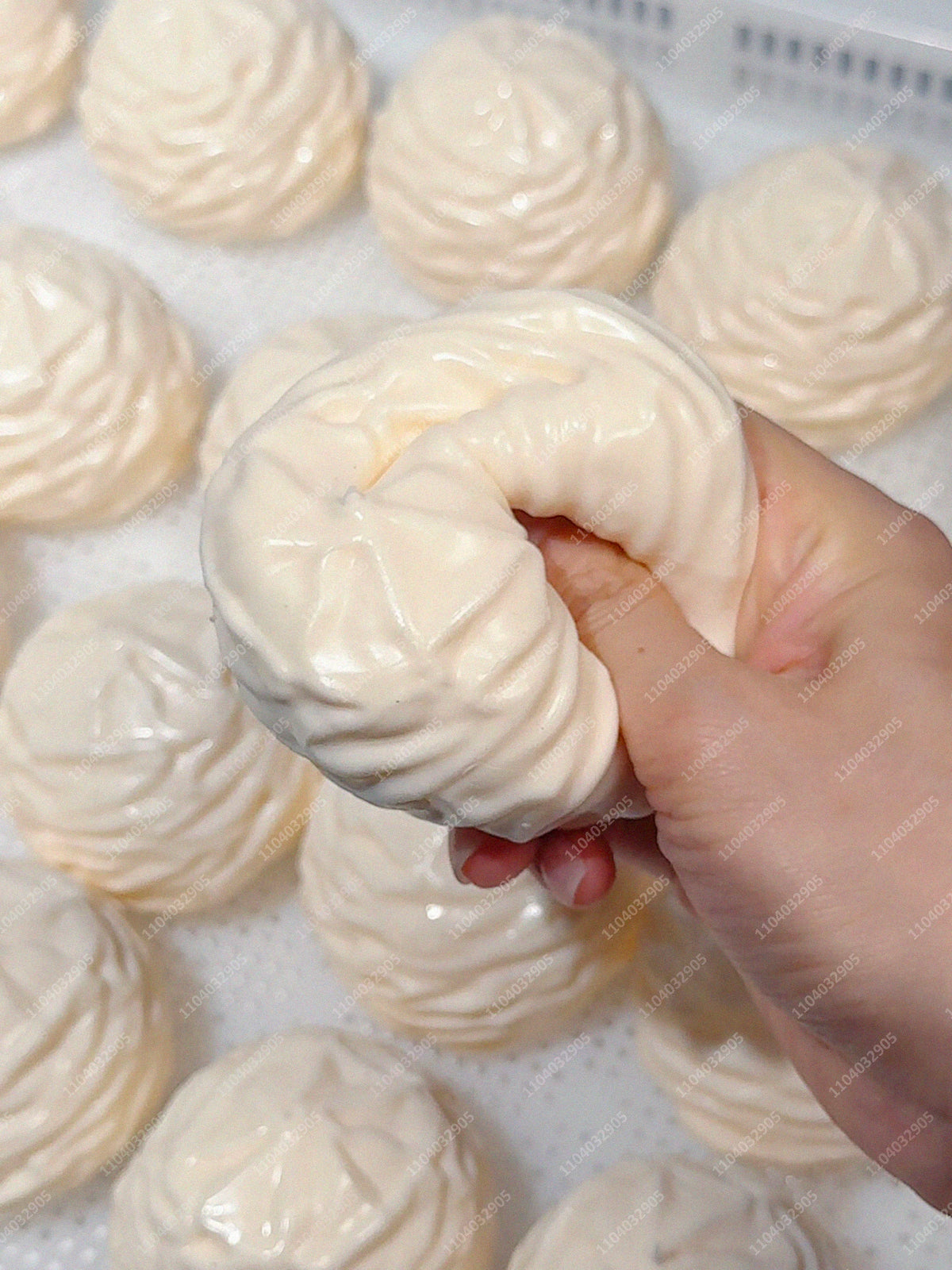 Crunchy Whipped Cream Squishy Stress Ball Moldable ASMR Fidget Toy for Adults