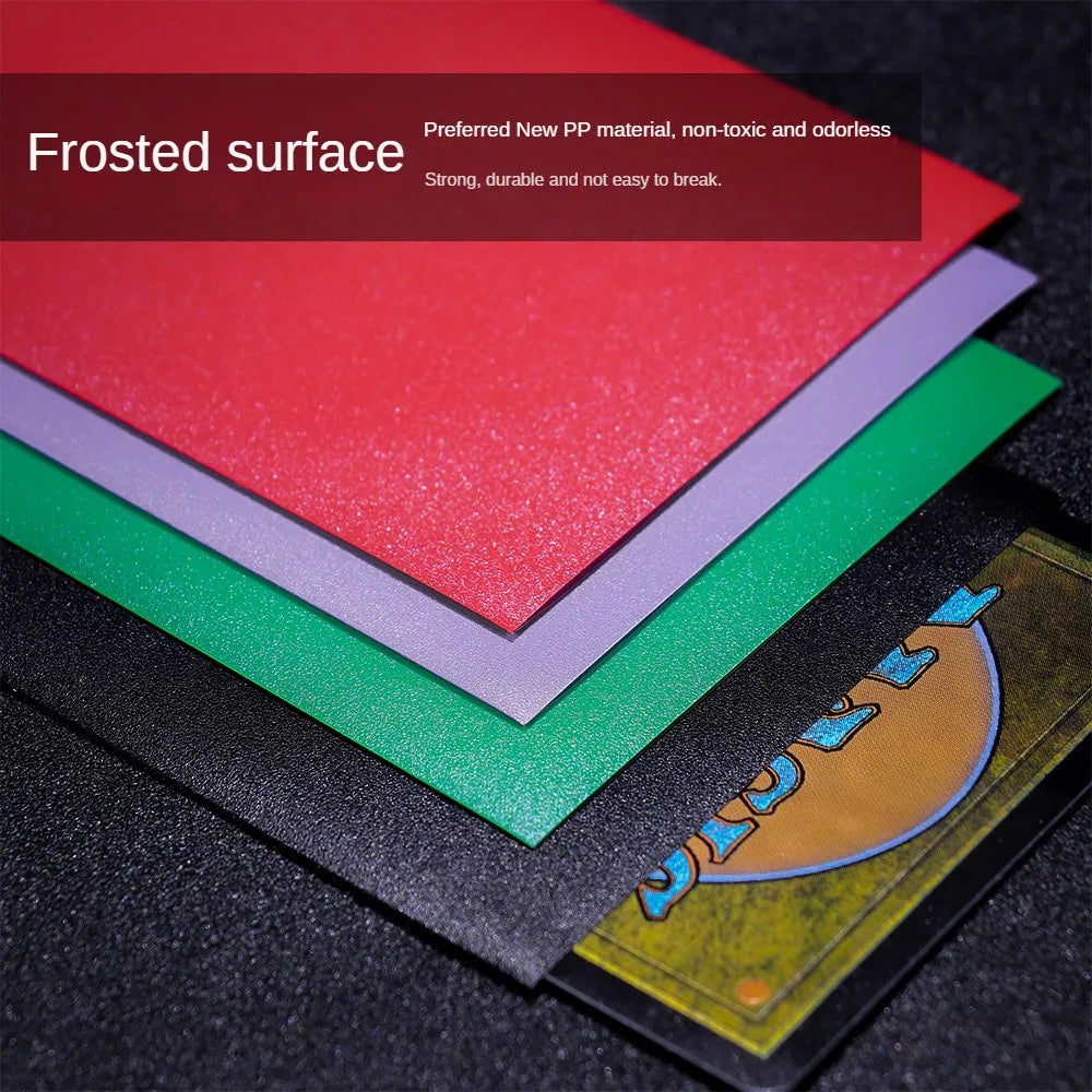 100-Pack Matte Card Sleeves 66 x 91 mm (2.6 x 3.6 in) – Standard TCG Trading Card Protectors for Tarot & Board Games