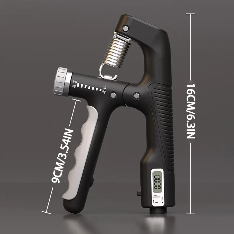 Adjustable Hand Grip Strengthener 10–100kg (22–220 lb) Wrist Expander Finger Exerciser for Forearm, Wrist & Finger Strength