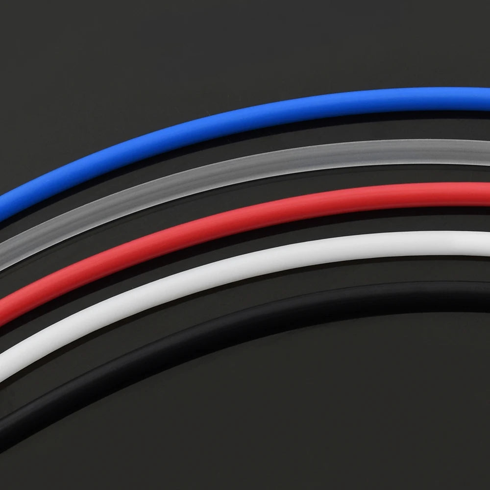 PTFE Bowden Tube for 3D Printers — 2mm ID x 4mm OD for 1.75mm Filament, 1/2/4 Meter Options (J-head & MK8 Compatible)