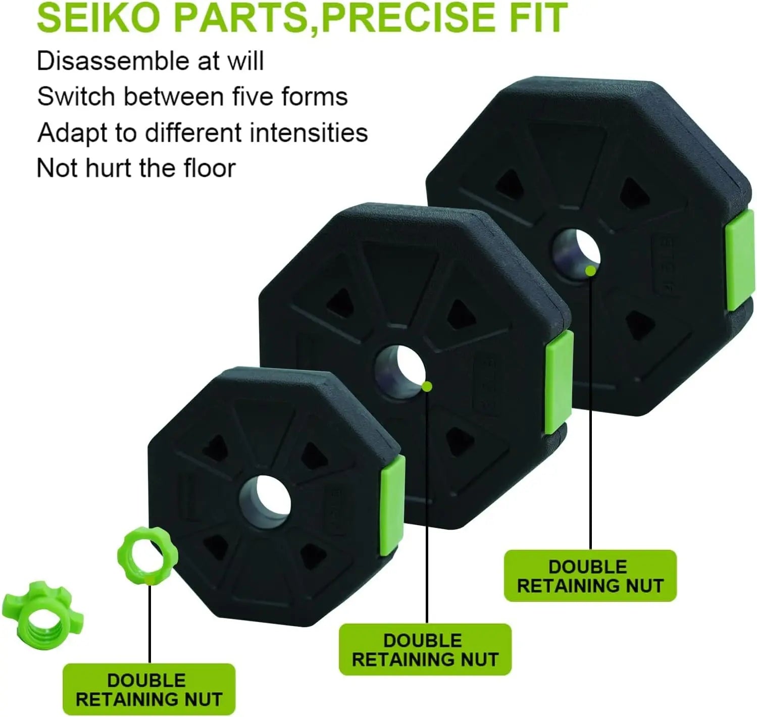 Adjustable 4‑in‑1 Dumbbell & Kettlebell Set 66/88 lb (30/40 kg) — Converts to Barbell & Push‑Up Handles for Home Gym