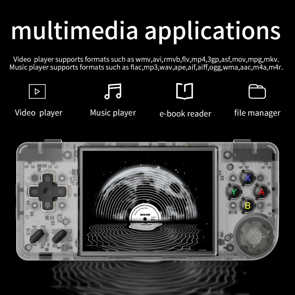 2.83-inch (72 mm) IPS Handheld Retro Game Console with HDMI, 64GB Storage & 5000+ Games