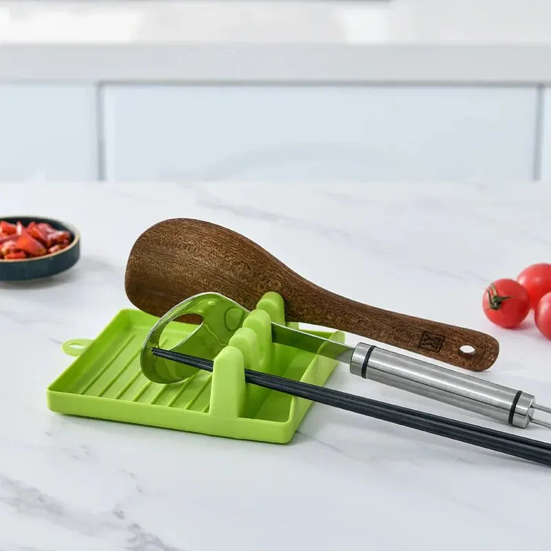 Countertop Utensil & Pot Lid Holder — Spoon, Spatula & Chopstick Rack