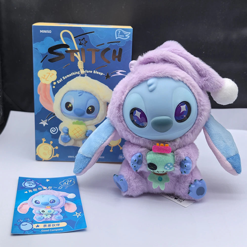 Blind Box Plush & Vinyl Mystery Doll Keychain - Cute Cartoon Pendant Bag Charm Collectible Gift
