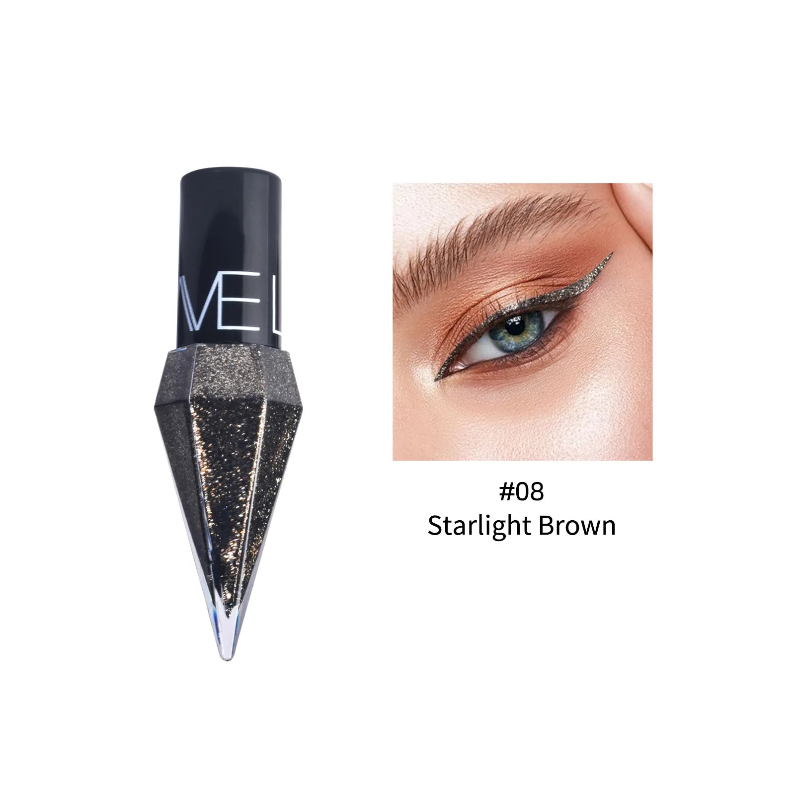 Sparkling Pearlescent Liquid Eyeliner – Quick-Dry Waterproof Smudge-Proof