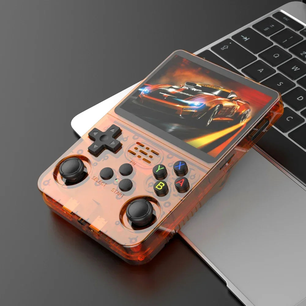 Open Source Retro Handheld Game Console Linux Portable Pocket Player 3.5-inch (8.9 cm) IPS Screen, 64GB or 128GB Preloaded Games