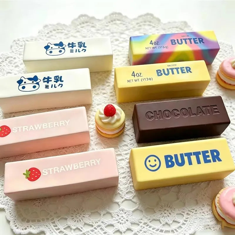 Butter Stick Squishy Toy – Super Soft Slow-Rising Food Fidget for Stress Relief & Sensory Play