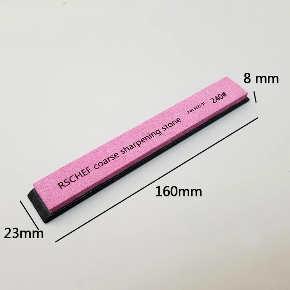 60-3000 Grit Knife Whetstone Sharpener with Base 160mm (6.3 in) Water Stone for Kitchen Knives