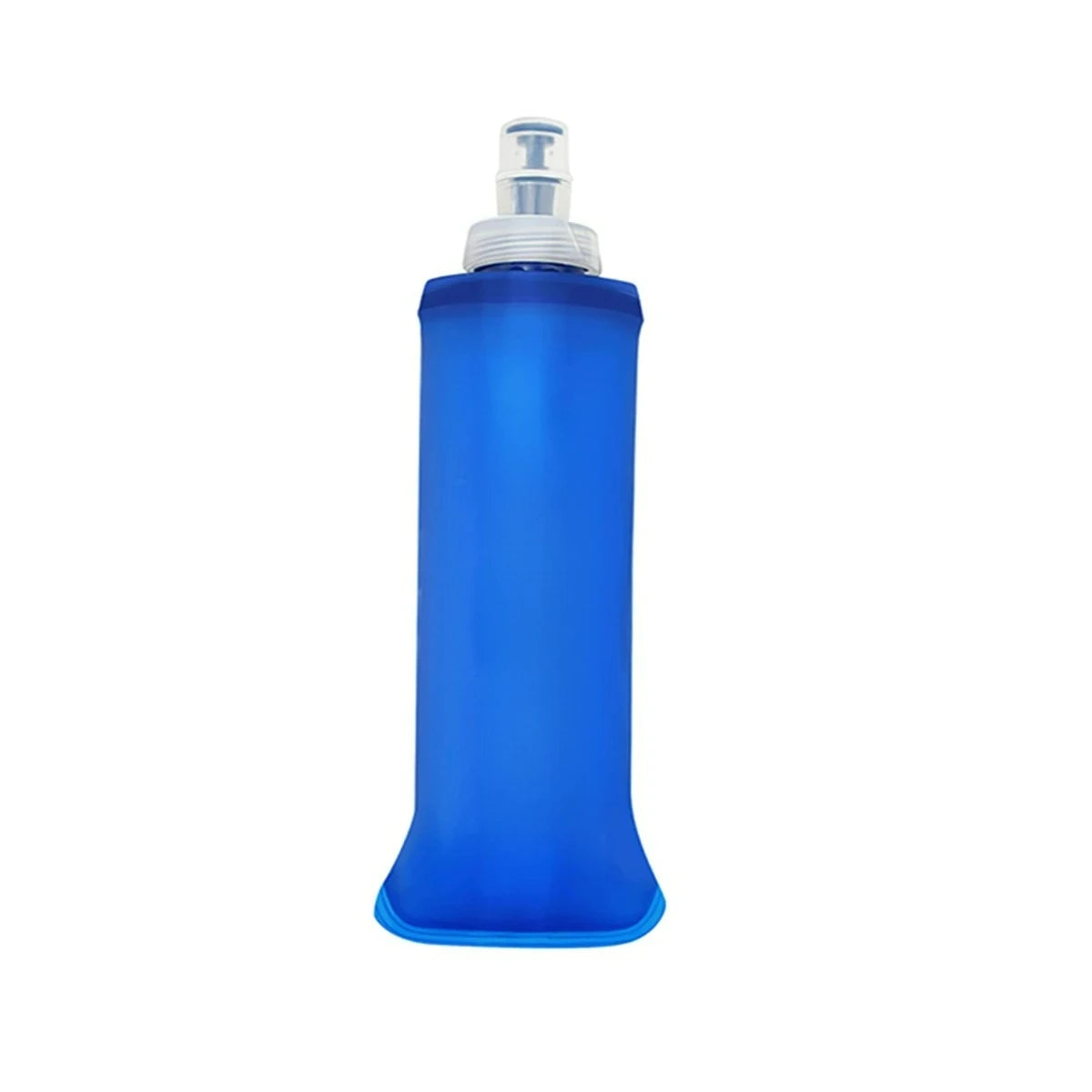 150ml/250ml/500ml (5oz/8.5oz/17oz) Collapsible Silicone Water Bottle with Bite Valve - Portable for Running Camping Hiking Travel