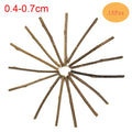 15-Pack Natural Matatabi (Silvervine) Cat Chew Sticks – Catnip Kitten Molar Dental Toy for Teeth Cleaning
