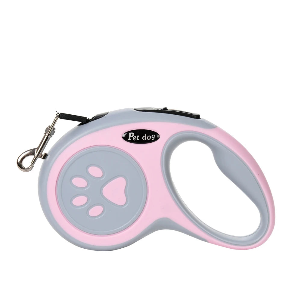 Retractable Dog Leash 3m/5m (9.8/16.4 ft) Nylon Automatic Extending Leash with Quick-Release for Dogs & Cats